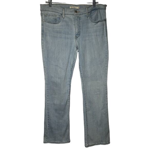 Levis 315 Jeans Women 33” Light Wash Shaping Bootcut Mid Stretch Denim 33X29 - Picture 2 of 10